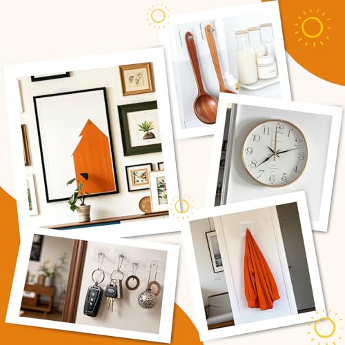 AIERSA Wall Hangers Without Nails, 20 Pack Picture Hangers for Frames - color: 20photo hooks