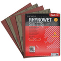 INDASA Rhynowet Red Line Wet Dry Sanding Sheets 9 x 11 Inch 120 Grit Waterproof Latex Backing Abrasive Paper for Wood Metal Automotive Surface Prep Pack of 50 - size: 120-Grit 9"x11"