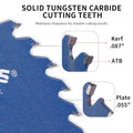 SawWorks 7-1/4" 24T Thin Kerf Circular Saw Blade Woodworking Ripping - size: 7-1/4 In 24T