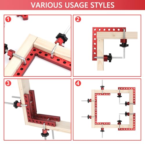 Wood Clamps for Woodworking Right Angle Clamping Kit 90 Degree - size: 2Pack Set*box (5.5")