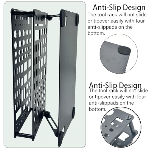 Screwdriver Organizer Holder Angle and Height Adjustable Screwdriver Storage Rack for Desktop RC Repair Tool