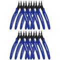 Small Wire Cutters 10 Pack- KAIHAOWIN 170 Wire Flush Cutters Wire Clippers Nippers Clean Cut Pliers Side Cutter Diagonal Cutting Pliers for Electronic Floral Heating Wire Model Sprue Soft Copper, Blue - size: 10 Pack