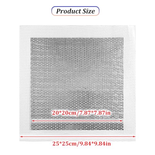 3 Pieces 7.87 Inch Wall Patch Repair, Drywall Repair Patch Self Adhesive Drywall Patch and Fiberglass Repair Kit, Heavy Duty Dry Wall Hole Repair Patch for Drywall Plasterboard (20 * 20 cm) - size: 7.87inch*3