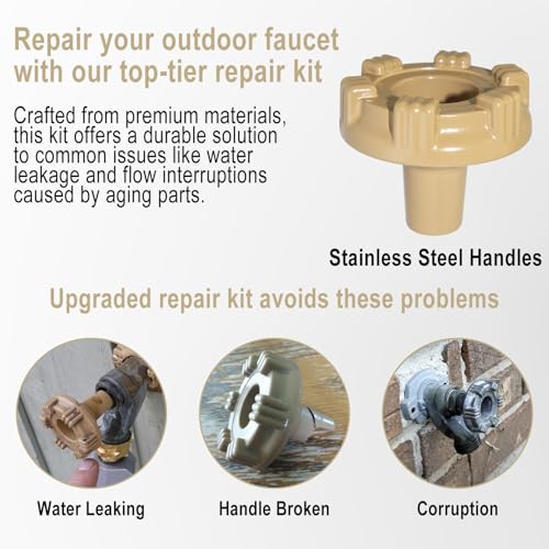 RK-17MH Outside Faucet Repair Kit Metal Handle Compatible with Woodford Model 17 - size: RK-17MH