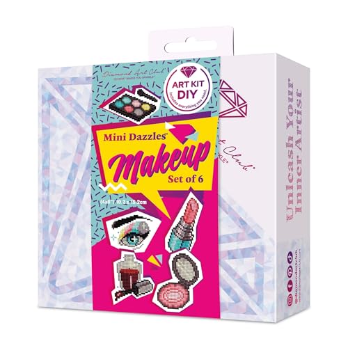 DIAMOND ART CLUB Mini Dazzles - Makeup Diamond Art Kits for Adults - color: Makeup
