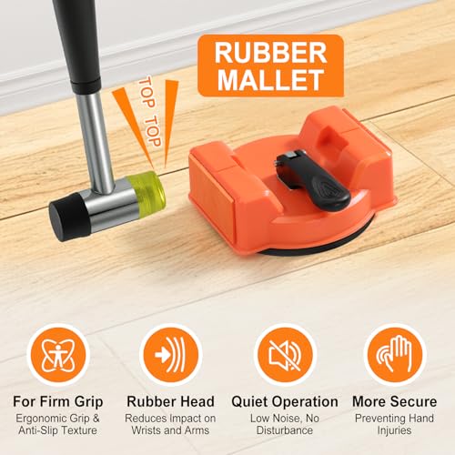 Heavy Duty Floor Gap Fixer Tool 5 PCS Sticky Pads Laminate Flooring Tools