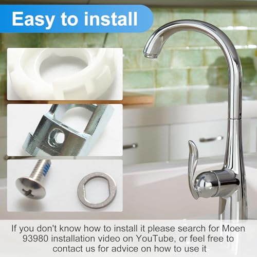 Moen Faucet Repair Kit 93980 - Replacement Single Handle Mechanism for Kitchen Parts