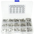 480Pcs #2-56#4-40#6-32 UNC Stainless Steel Phillips Flat Head Countersunk Machine Screws Nuts Assortment Kit - size: #2-56,#4-40,#6-32
