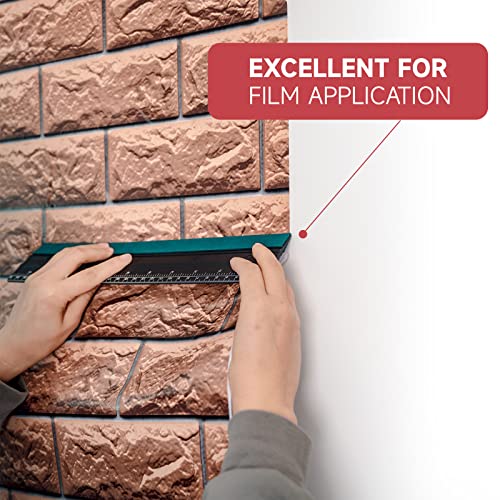 FOSHIO Wallpaper Smoothing Tools Kit, Wallpaper Tools with Squeegee Smoother, Seam Roller, Paste Brush, Wallpaper Smoothing Brush for Peel & Stick Wallpaper, Contact Paper, Window Film Application Kit - color: 02 Wallpaper Kit
