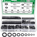 820PCS Black Nylon Washers Assortment Kit, Flat Washers for Bolts, 9 Metric Sizes Nylon Washers for Screws -M2, M2.5, M3, M4, M5, M6, M8, M10, M12 - size: BK M2-M12 (820PCS), style: Nylon Washer