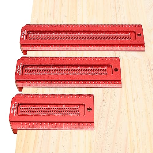 Woodworking Saddle T-Square Ruler 6in, T-Square for Carpenter Work, Layout and Measuring Tools - style: 6inch
