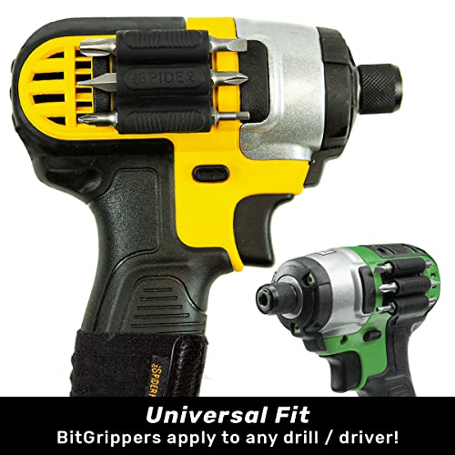 Spider Tool Holster BitGripper v2, Pack of Two, Drill Bit Holder - color: (2) BitGripper v2