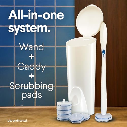Clorox ToiletWand Toilet Cleaning Kit, 1 Starter Kit with 16 Refill Heads - size: 16 Count (Pack of 1)