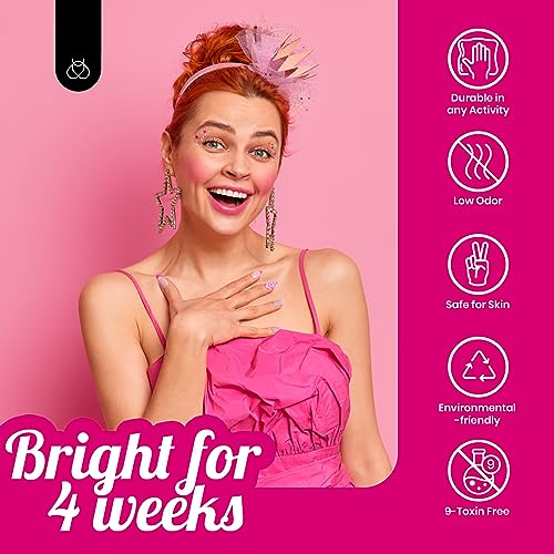 Beetles Pink Gel Nail Polish, Red Purple Nude Blue Glitter 20 Colors Gel Polish Set Romance Rebellion with Base & Top Coat, Soak off Uv LED Cured Nail Art Design Salon Home Gift for Women - color: 20 Colors Romance Rebellion