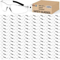 110 PCS Safety Glasses for Men Women ANSI Z87.1 Protective Eyewear - color: Clear