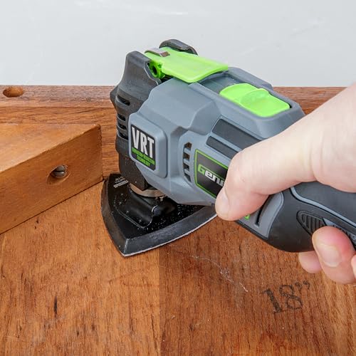 Genesis 20V Brushless Oscillating Multi-Tool, G20MAX Vibration-Reduction Technology (VRT), with Battery, Charger and Accessories (GLMT20BH) - size: 20V Brushless Oscillating Tool