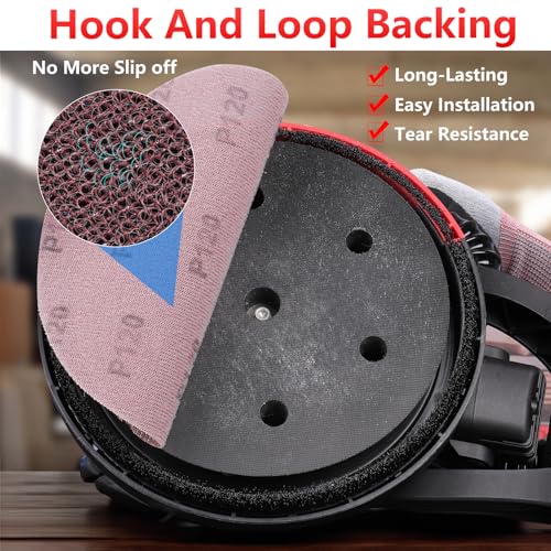 25 Pcs 9 Inch Mesh Sanding Disc Assortment for Drywall Sander | 80 120 180 240 320 Grit, Hook and Loop Anti-Clogging Dust Free Round Sandpaper for Wall and Popcorn Ceiling Removal - style: 9 Inch