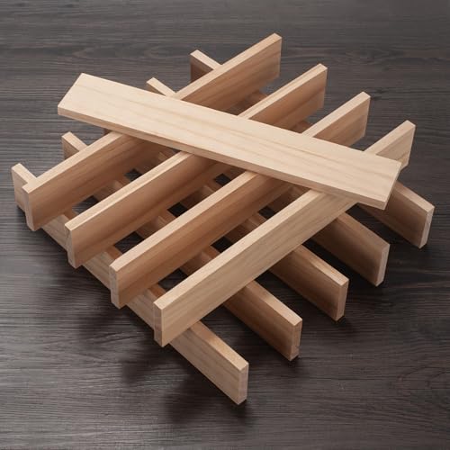Wood Strips Slats Wooden Sticks for Crafts 3/8" × 2" × 12", 10 PCS Thin Wood Planks Trim Lumber Support Flat Boards Pieces Square Wooden Dowel Rods for Crafting, Woodworking, Model Making - size: 3/8x2x12 in - 10PCS