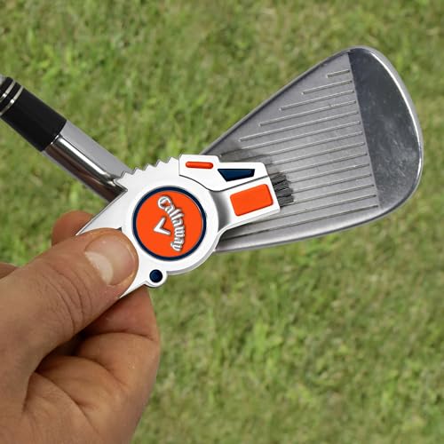 Callaway 4-in-1 Golf Divot Repair Tool - color: Orange/Navy