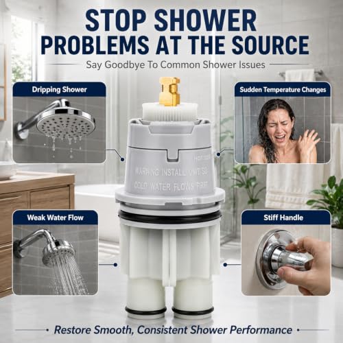 RP46074 Delta Shower Cartridge Compatible with Delta 13/14 Series, 2 Pcs - style: RP46074 *2 Pcs
