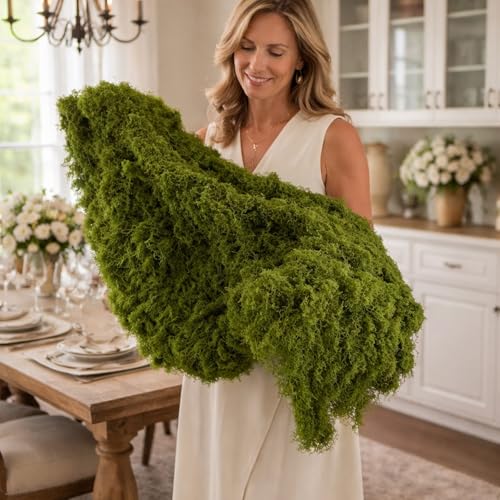 Artificial Moss Sheet 50x50cm for Fairy Garden, Crafts & Plant Decor - size: 50x50cmx1pc