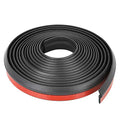 X AUTOHAUX 4m x 23mm Universal Car Z Shape Rubber Weather Waterproof Strip Seal Edge Protector