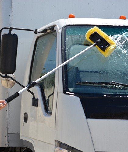 CARCAREZ 10" Car Wash Brush Head with Soft Bristle for Auto RV Truck Boat Camper Exterior Washing Cleaning, Yellow (1, 10" PRO MAX) - size: 10" PRO MAX