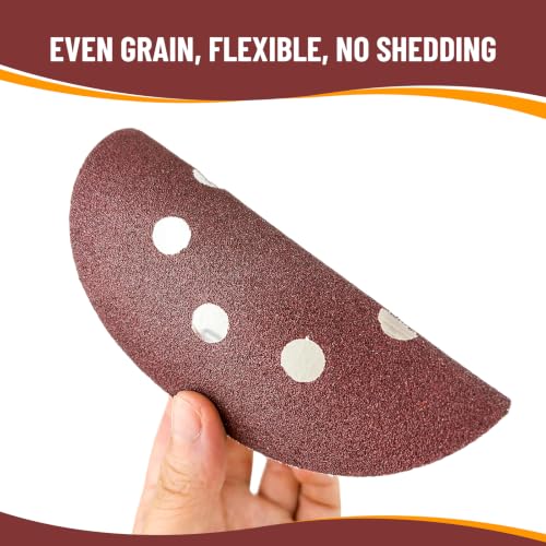 160 PCS 5 Inch Sanding Discs, 60 80 100 120 180 240 400 600 Grit
