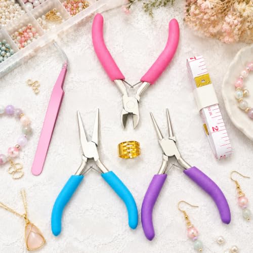 3-Piece Jewelry Pliers Set for Jewelry Making & Crafts