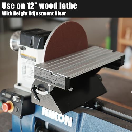 Lathe Mounted Disc Sander for 10 inch and 12 inch Woodtuning Lathe with Thread 1"X8TPI, Sanding Accessory, 9 inch Disc Sander. - color: Dsl-9b