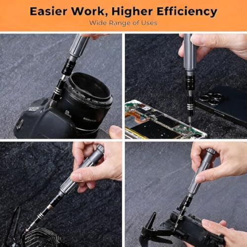 Precision Screwdriver Set, 150 in 1 Mini Screwdriver Set Tool, Black - color: Black, size: 150