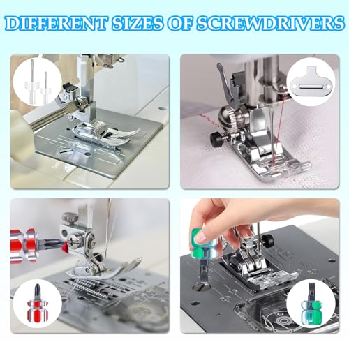 15pcs Sewing Machine Cleaning Kit, Sewing Machine Cleaning Tools Including Tweezers, Rippers, Screwdriver, Double Headed Brush, Needle Board Screwdriver, Silicone Brush and Storage Bag