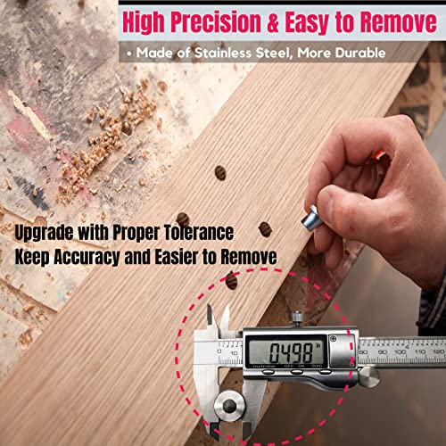 Stainless Steel Dowel Centering Pins, Hole Drilling Alignment Tool
