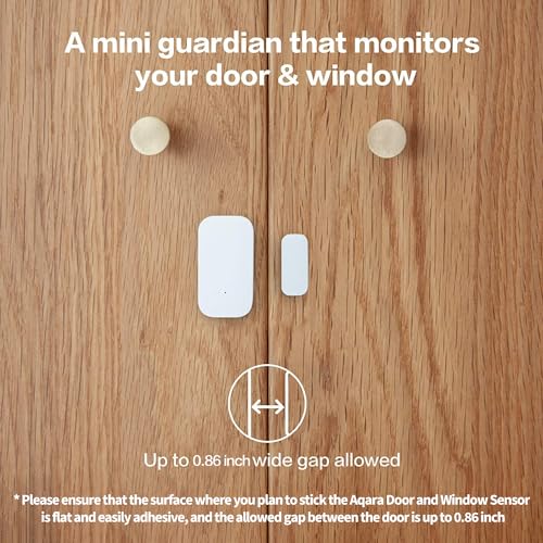 Aqara Zigbee Door and Window Sensor 1 Pack, Wireless Mini Contact Sensor - style: 1 pack