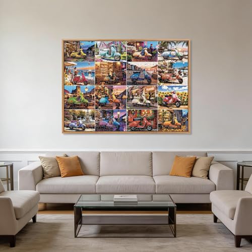 Scooter Journey Puzzles for Adults 1000 Pieces - color: Scooter Journey