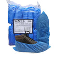 Waterproof Shoe Covers – Non-Slip, Disposable CPE Boot Covers, Blue, 100 Pack - style: Blue Bag of 100