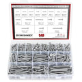 DYWISHKEY 546-Piece Assorted Screws Kit, #4-#10 Self-Tapping Wood Screws - size: #4#6#8#10#12