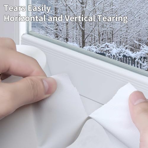 Cloth Duct Window Seal Strip Tape,White,2.75inch x 66FT - color: White, size: 2.75inch x 66FT