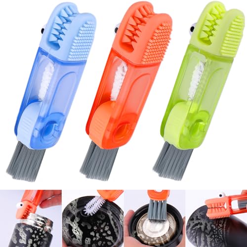 XANGNIER 4 in 1 Cup Lid Gap Cleaning Brush Kit,3 Pack - color: 4 in 1 Cup Lid Cleaning Brush-3 Pack