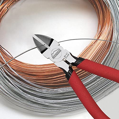 Wire Cutters 5 Pack, 5 Inch, Side Cutters, Flush Cut Pliers - color: 5 Inch Wire Cutters Set
