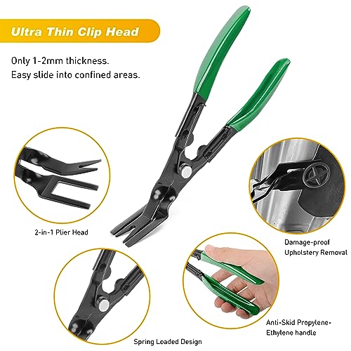 GOOACC 19Pcs Trim Removal Tool Set with Storage Bag - color: Green