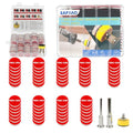 63 PCS 1 Inch Sanding Dremel Discs Hook and Loop Sandpaper 800-1000 Grit | Wet Dry Sanding Pads with 1/8" 1/4" Shank Small Sanding Discs for Curved Surfaces Resin Wood Metal - style: 800-1000 Grit