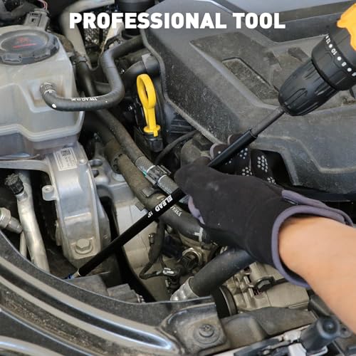 15" Drill Bit Extension Set, Magnetic Drill Screwdriver Bit Holder Extender with Aluminum Sleeve, 1/4 Inch Hex Shank Quick Release Extension Adapter - style: 15" Drill Bit Holder