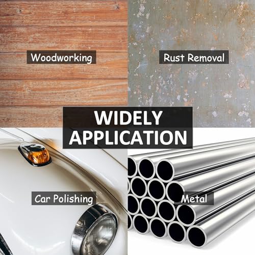 Professional Air Random Orbital Palm Sander, Dual Action Pneumatic Sander, Low Vibration, Heavy Duty … (6 inch) - color: Gaoa-z, size: 6 inch