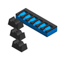MagAttach Socket Extension Organizers (1/4", Blue/Black) - color: Blue/Black, size: 1/4"