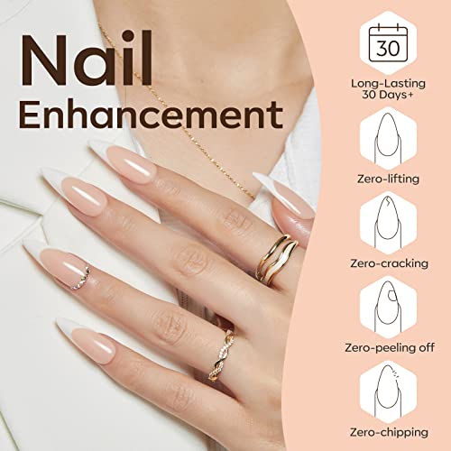 modelones Gel Polish Builder Nail Set, Base Colors 8-in-One Jelly Caramel - color: B3-Warm Sheer