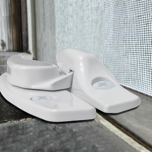 Zinc Sash Lock and Keeper fit for Andersen Sash Lock & Keeper 1968 to Present (White) - color: White