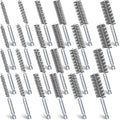 24 Pieces Bore Brush for Drill Wire Bore Brush Set Wire Cleaning Set Stainless Steel Cleaning for Power Drill Impact Driver (Stainless Steel) - style: Stainless Steel