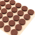 Furniture Felt Pads 3/8" (10mm) Diameter Round 3M Self Adhesive Protects Kitchen Cabinets, Drawers, Desks and Furniture Against Bumps and Scratches 100 Pack - Mocha (Medium Brown) - color: Mocha 100 Pack