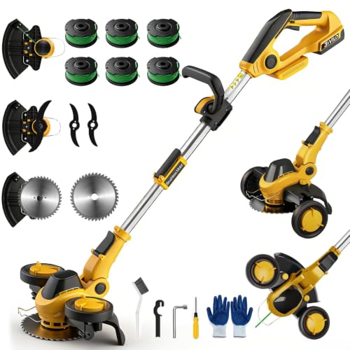 Givilo 12-Inch Weed Wacker Cordless Compatible with DEWALT 20V MAX Battery - size: 12 Inch